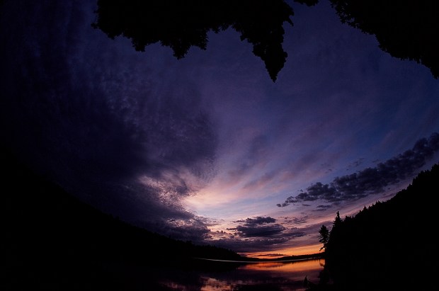 Dawn over Maple Lake.